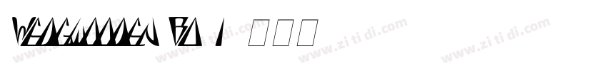 Wedgwooden Bo i字体转换